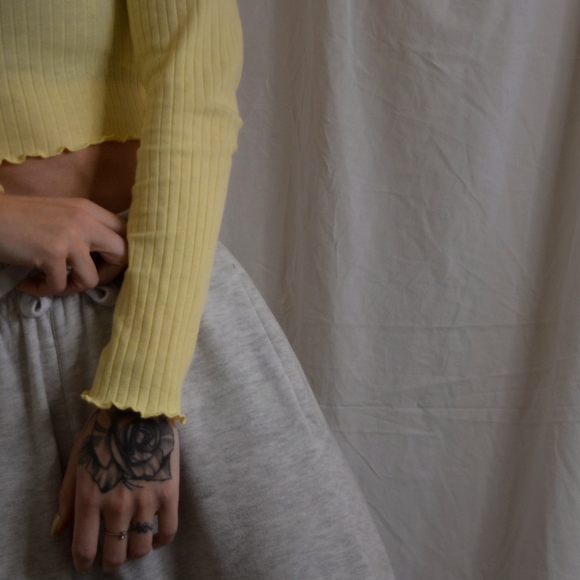 Crop top jaune pastel - Picture 8 of 8